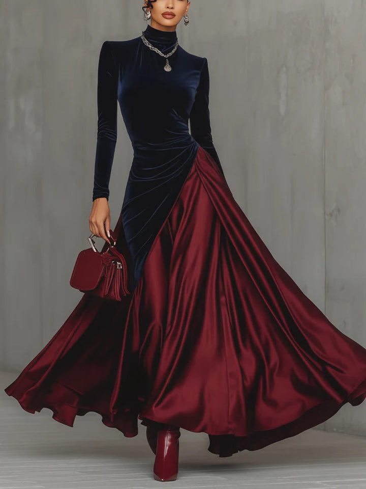 Sofía | Vestido largo bicolor