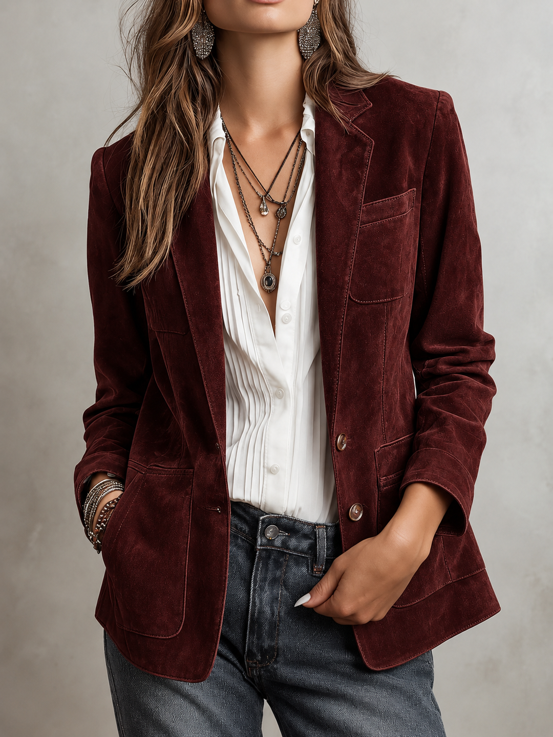 Leonor | blazer marrón vintage