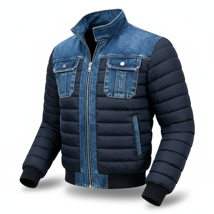 Andrés | Chaqueta vaquera acolchada y elegante