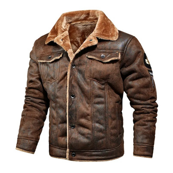 Fernando | Chaqueta de cuero cálida y versátil