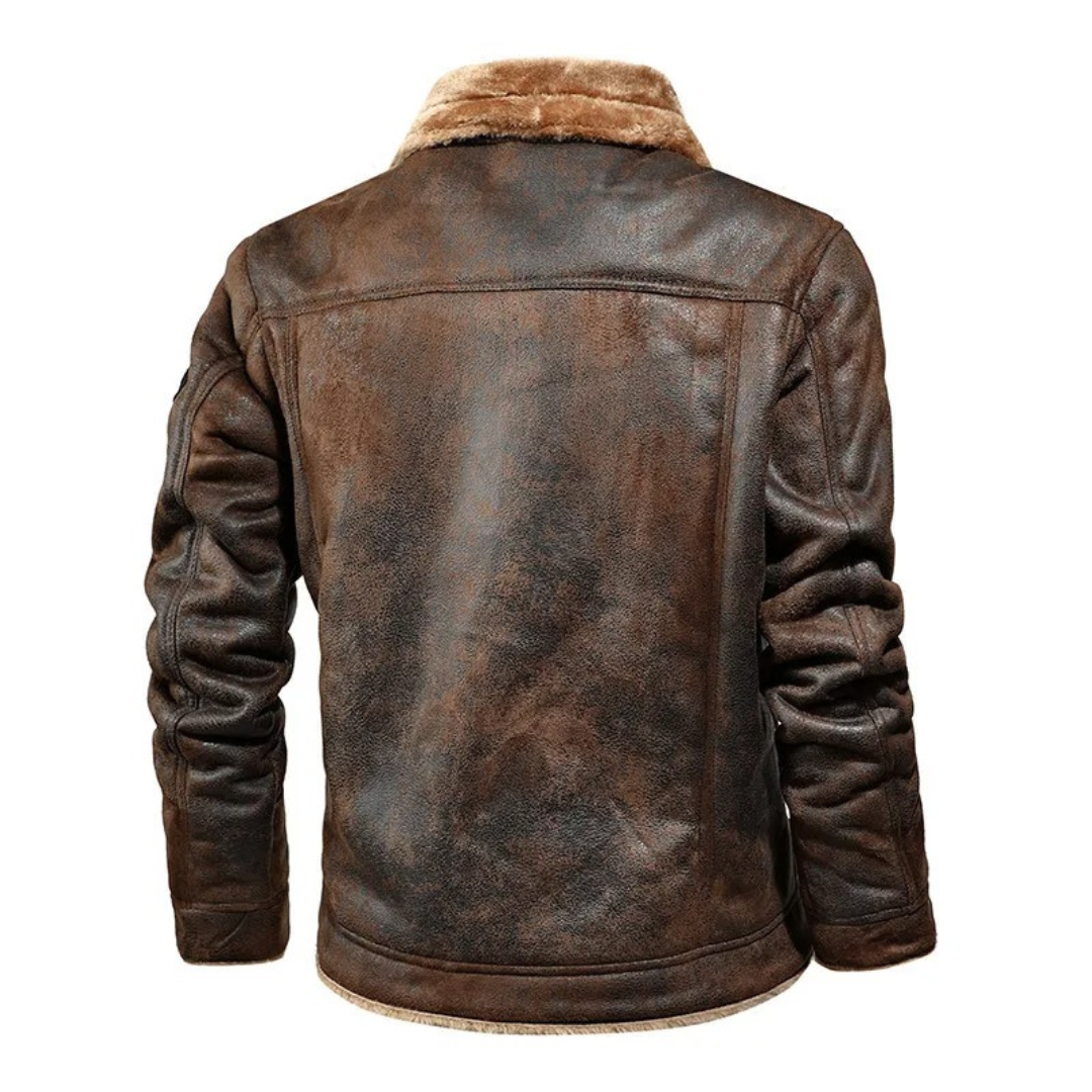 Fernando | Chaqueta de cuero cálida y versátil