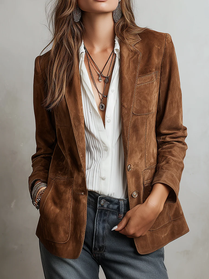 Leonor | blazer marrón vintage