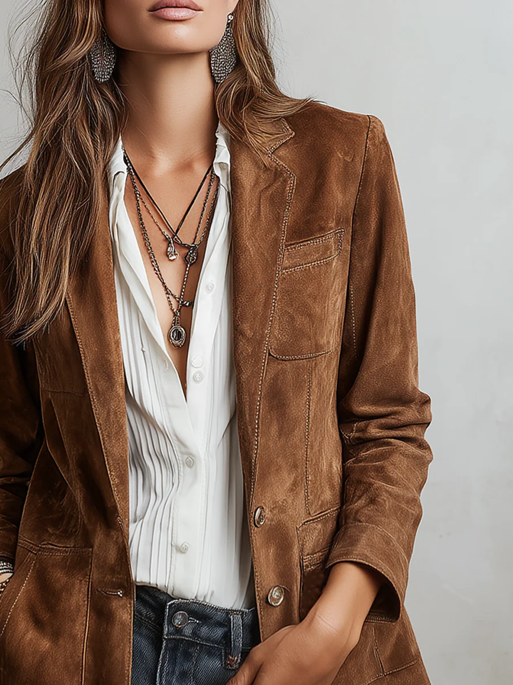 Leonor | blazer marrón vintage