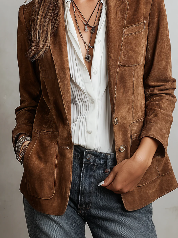 Leonor | blazer marrón vintage