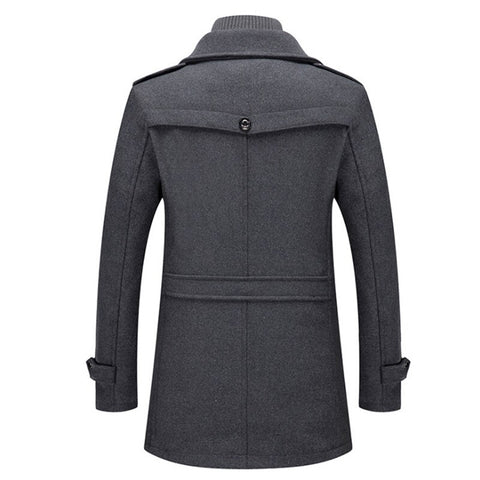 Rafael | Elegante abrigo de invierno con cremallera y botones