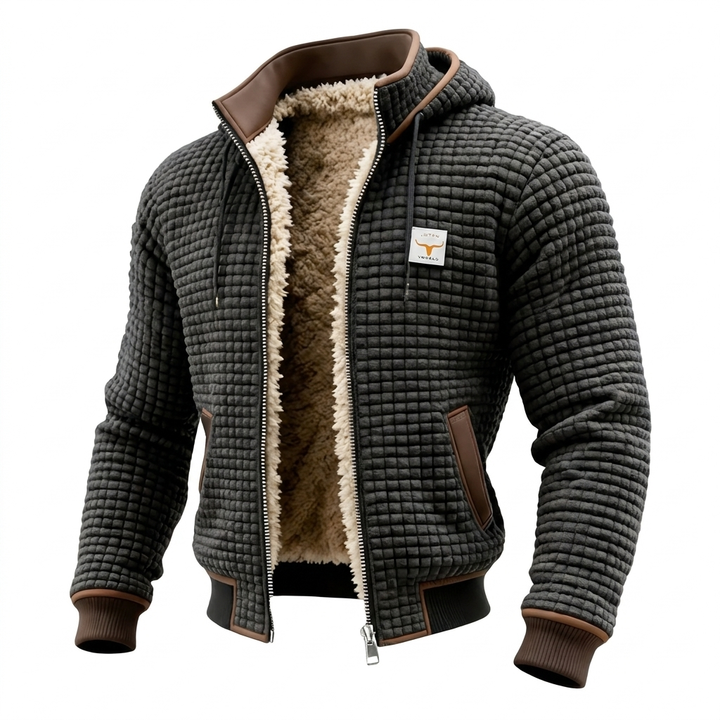 Marcos | Chaqueta retro con capucha y cremallera