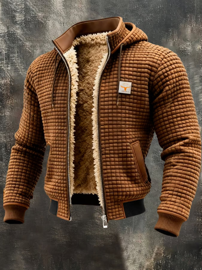 Marcos | Chaqueta retro con capucha y cremallera