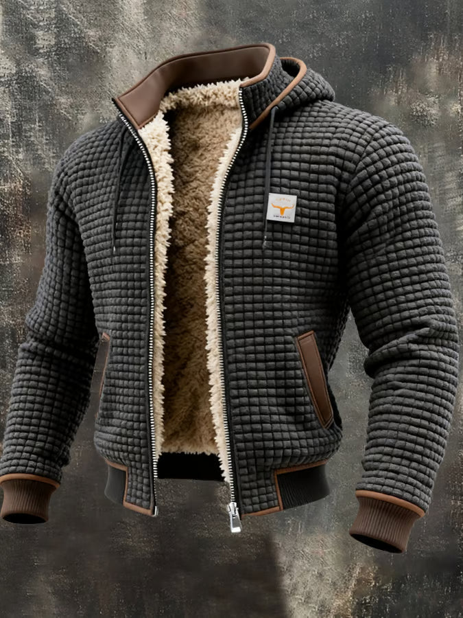 Marcos | Chaqueta retro con capucha y cremallera