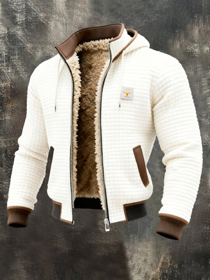 Marcos | Chaqueta retro con capucha y cremallera