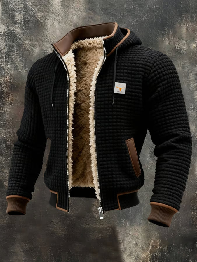 Marcos | Chaqueta retro con capucha y cremallera