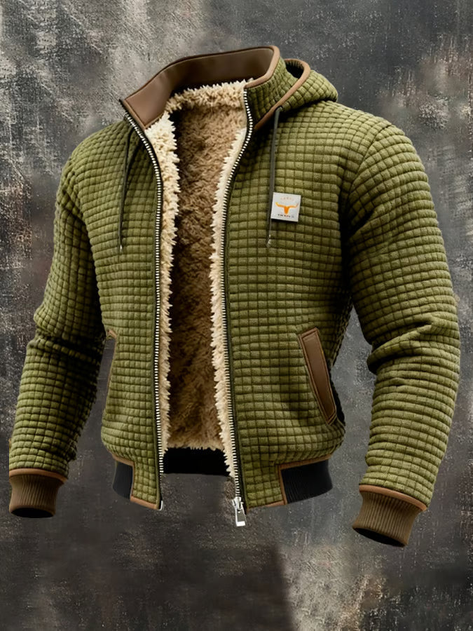 Marcos | Chaqueta retro con capucha y cremallera