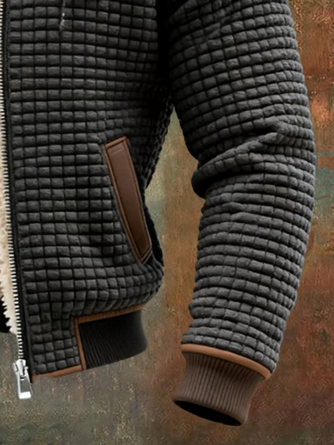 Marcos | Chaqueta retro con capucha y cremallera