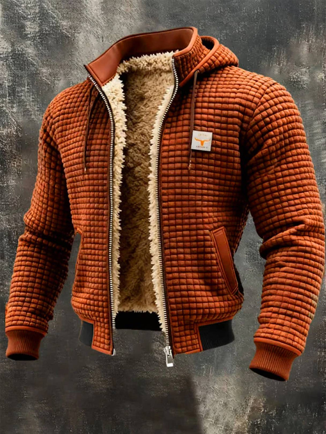 Marcos | Chaqueta retro con capucha y cremallera